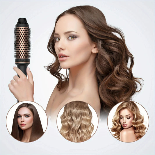 Electric Hot Comb Hair Curler Brush