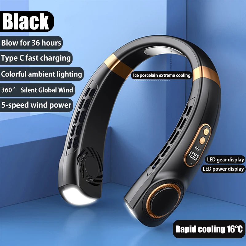Portable Hanging Neck Fan