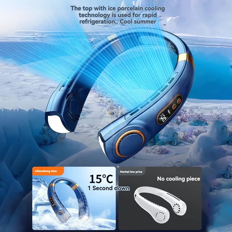 Portable Hanging Neck Fan