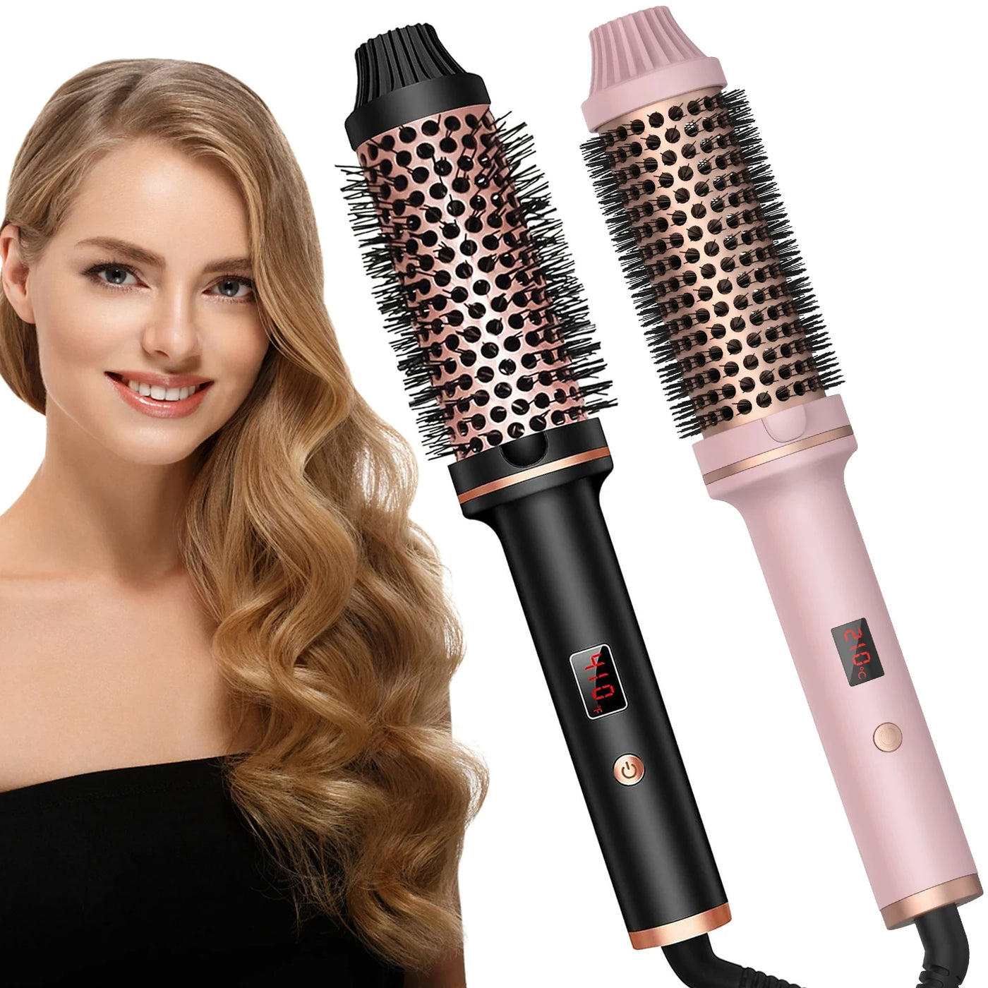 2-in-1 Hair Curler & Straightener