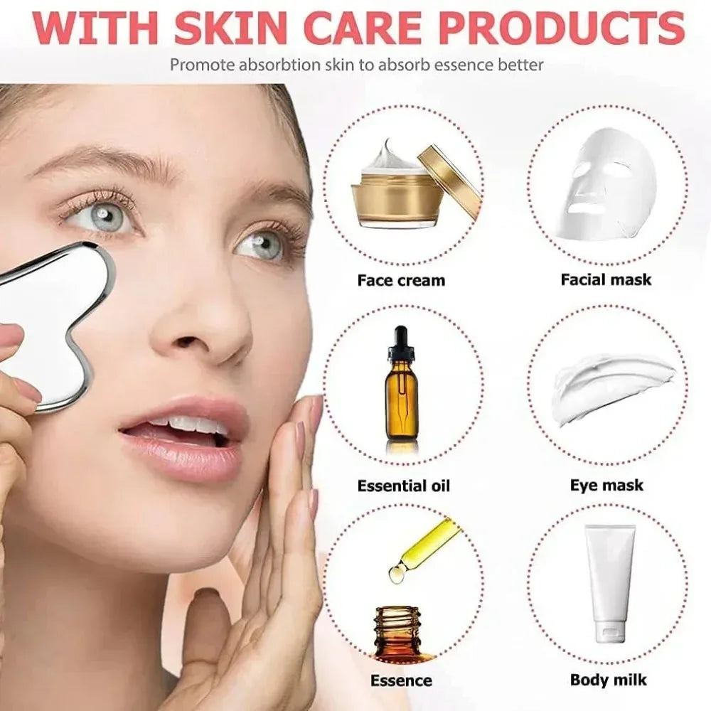 Ice Face Roller & Gua Sha Set