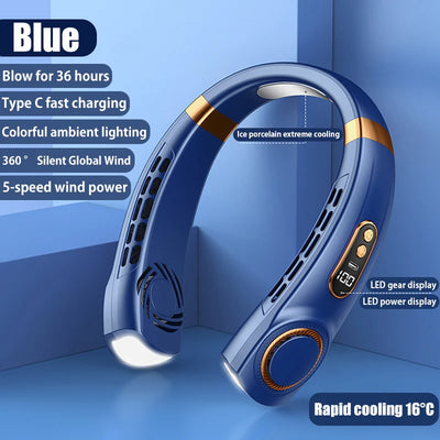 Portable Hanging Neck Fan
