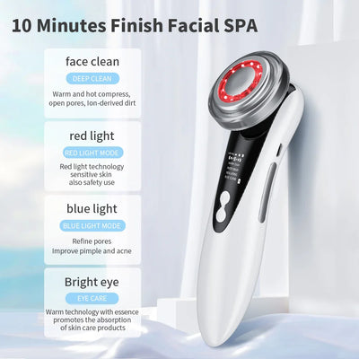 Hailicare™ EMS Facial Massager – LED Light Therapy & Skin Lifting