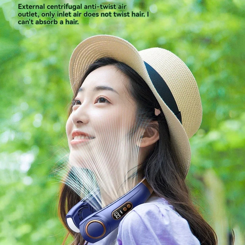 Portable Hanging Neck Fan