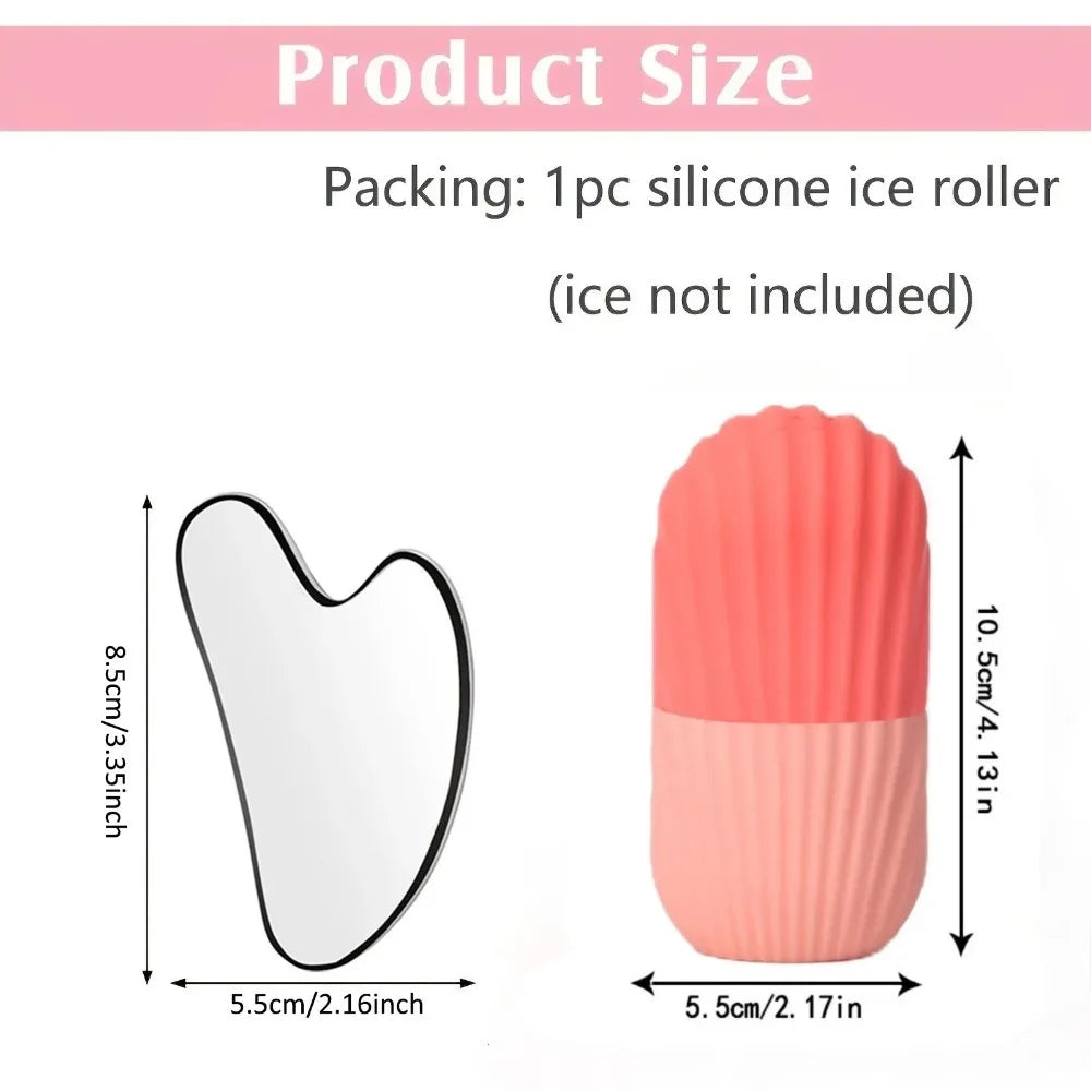 Ice Face Roller & Gua Sha Set
