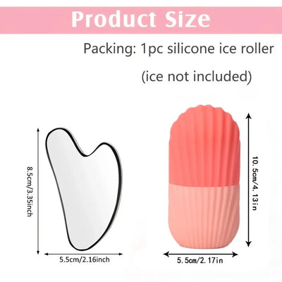 Ice Face Roller & Gua Sha Set