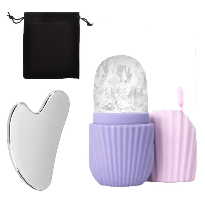 Ice Face Roller & Gua Sha Set