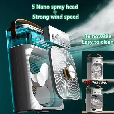 3-in-1 Portable Air Cooler & Humidifier