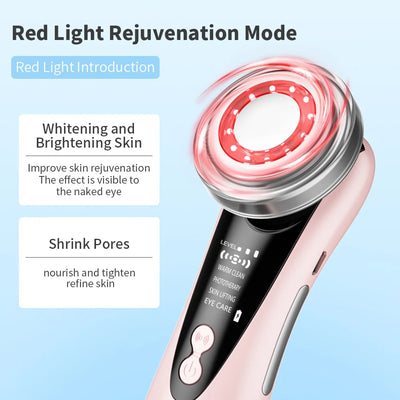 Hailicare™ EMS Facial Massager – LED Light Therapy & Skin Lifting