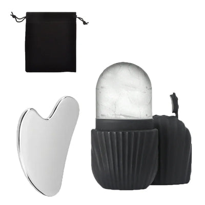 Ice Face Roller & Gua Sha Set