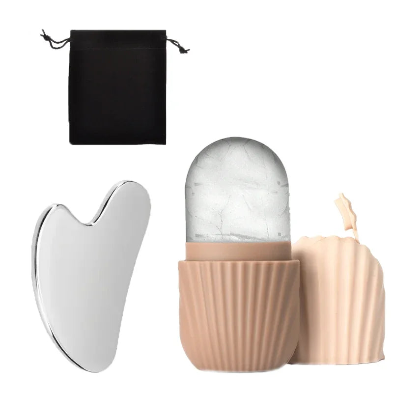 Ice Face Roller & Gua Sha Set