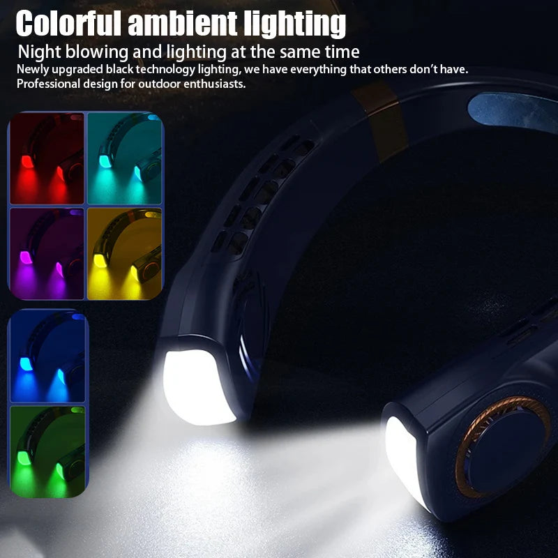 Portable Hanging Neck Fan