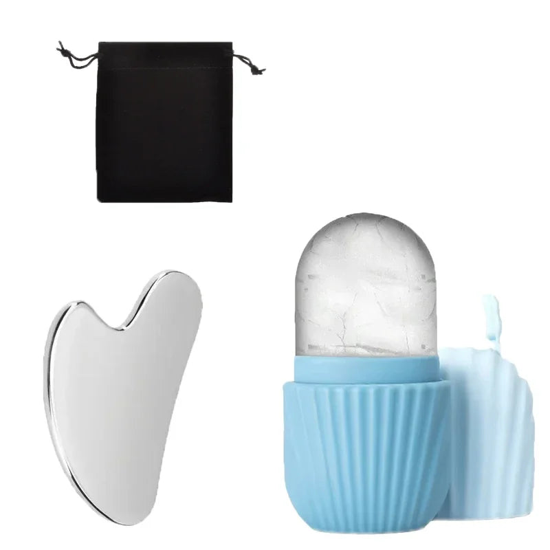 Ice Face Roller & Gua Sha Set