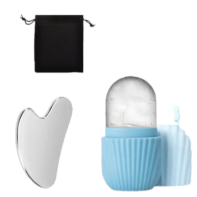 Ice Face Roller & Gua Sha Set